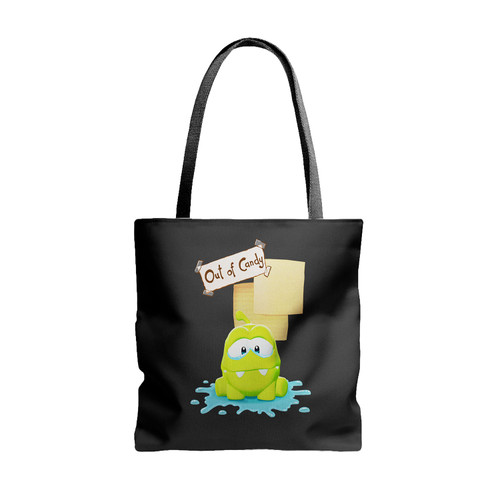 Cut The Rope Om Nom Out Of Candy Tote Bags