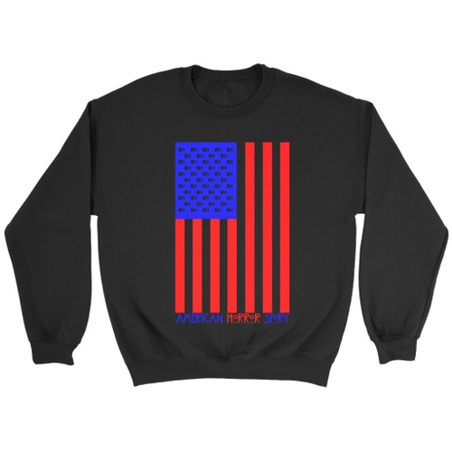 American Horror Story Usa Flag V2 Ahs 1984 Sweatshirt