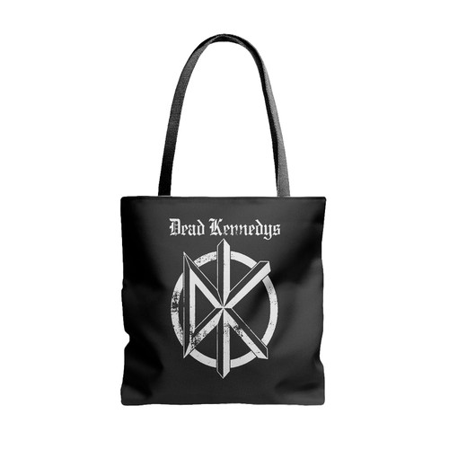 Dead Kennedys Logo 90S 1997 Punk Rock Band Double Sided Tour Misfits Tote Bags