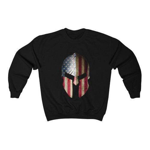 American Spartan Helmet Unisex Sweatshirt
