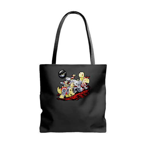 Dinosaur Bots Before Time Tote Bags