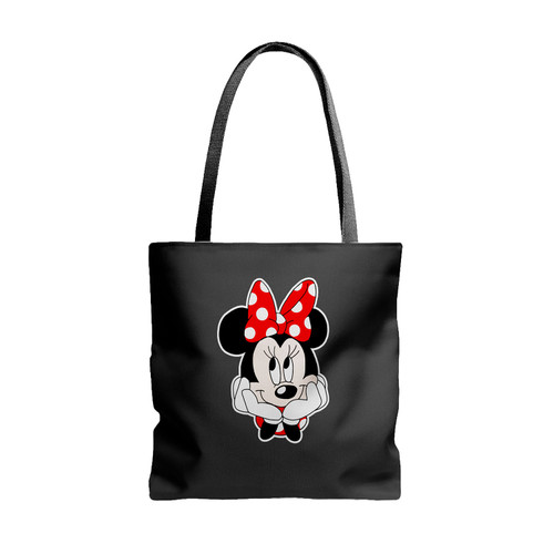 Disney Minnie Mouse Hipster Nerdy Tote Bags