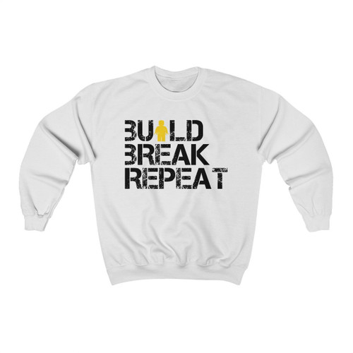 Build Break Repeat The Lego Movie 2 The Second Part Unisex Sweatshirt
