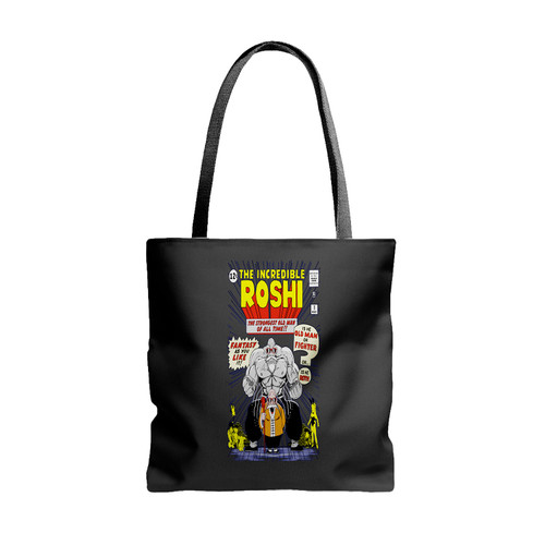 Dragon Ball Z The Incredible Roshi Tote Bags