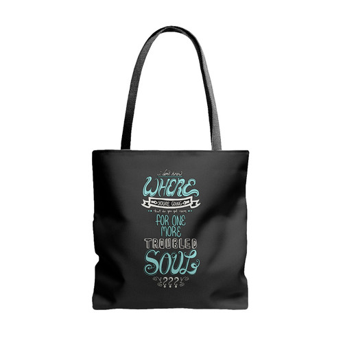 Fall Out Boy I Dont Know Where You Going Tote Bags