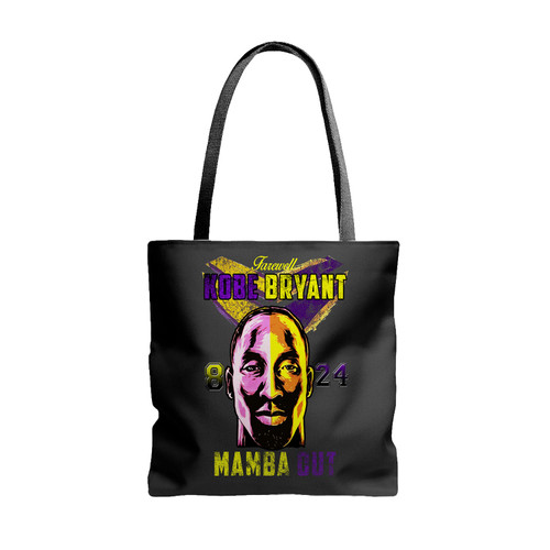 Farewell Kobe Bryant 8 24 Mamba Out Gunge Tote Bags