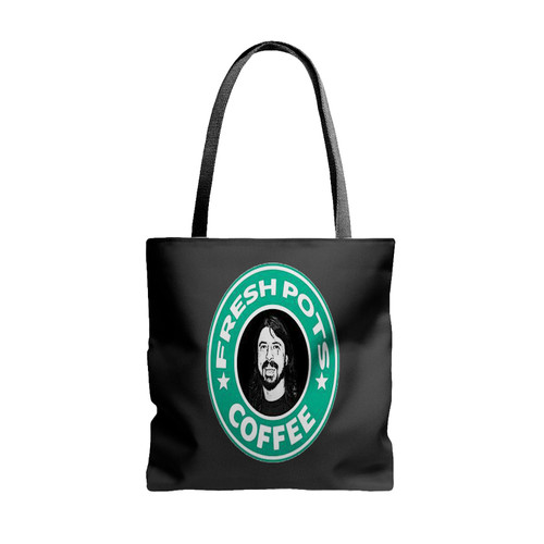 Fresh Pots Dave Ghrol Coffee Starbucks Parody Tote Bags