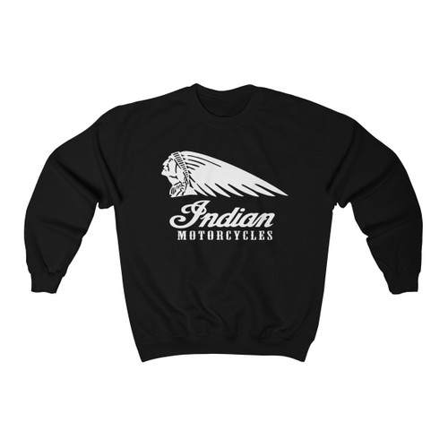 Indian Biker Ringer Motorcycles Motorbike Cafe Racer Bike Classic Unisex Sweatshirt