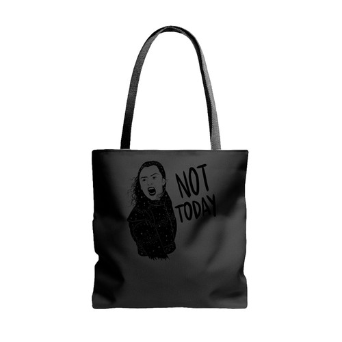 Game Of Thrones Arya Stark Not Today Tote Bags