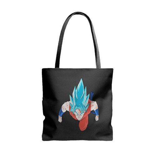 God Goku Resurrection F Tote Bags
