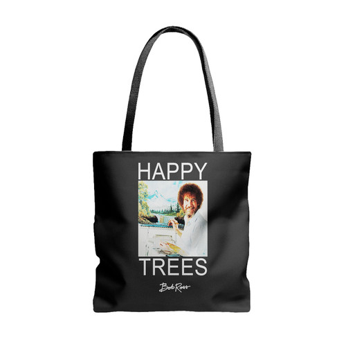 Happy Trees Bob Ross Tote Bags