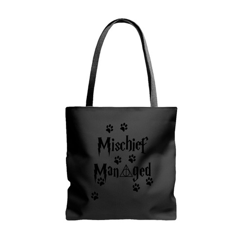 Harry Potter Mischief Managed For Cat Tote Bags