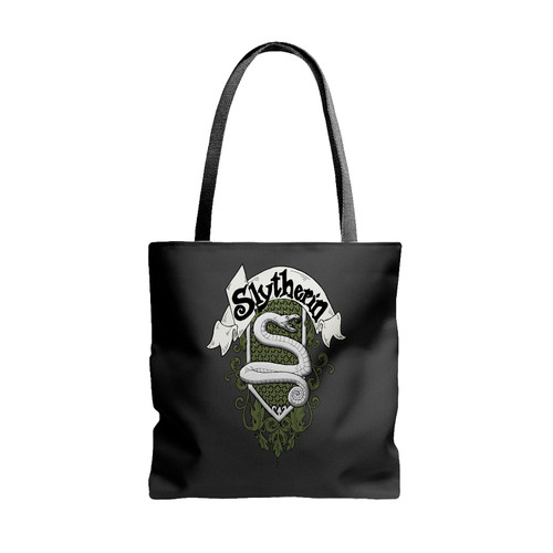 Harry Potter Slytherin Logo Tote Bags