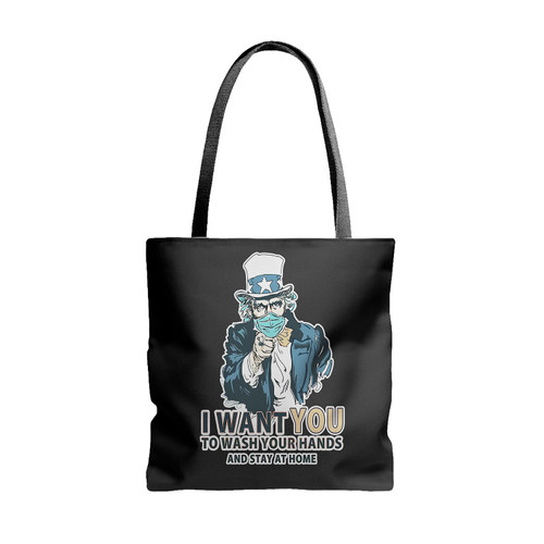 I Want You To Wash Your Hands Tote Bags