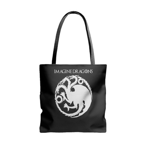 Imagine Dragons Got Logo Game Of Thrones Tote Bags