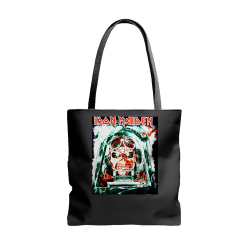 Iron Maiden Aces High Ed World Tour Tote Bags