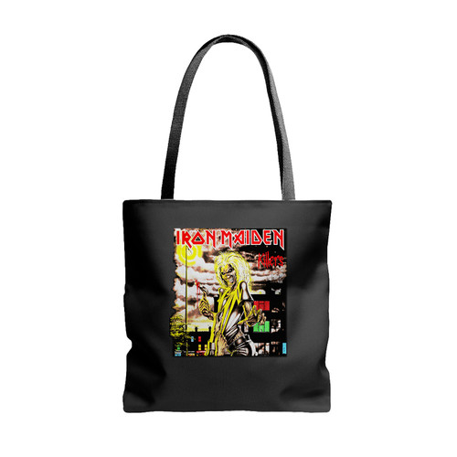 Iron Maiden Killers Album Poster Tote Bags