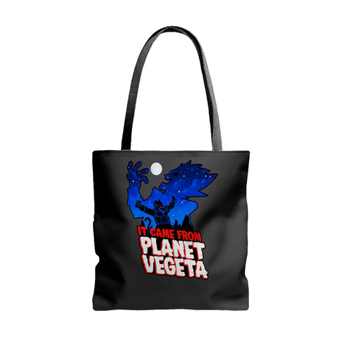 It Came From Planet Vegeta Tote Bags