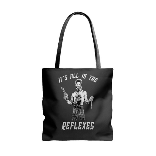 Jack Burton It%E2%80%99S All In The Reflexes Tote Bags