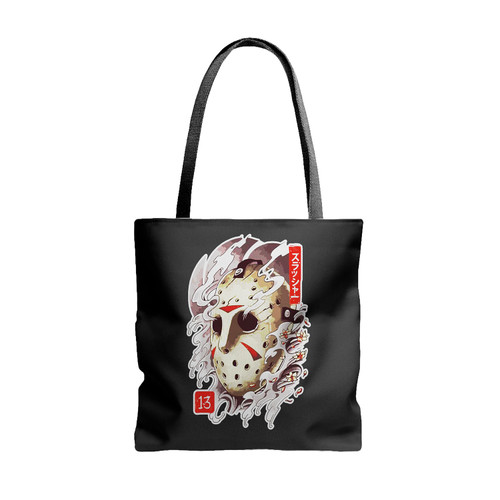 Jason Voorhees Friday The 13Th Japan Style Halloween Tote Bags
