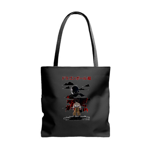 Jiren Vs Goku Tote Bags