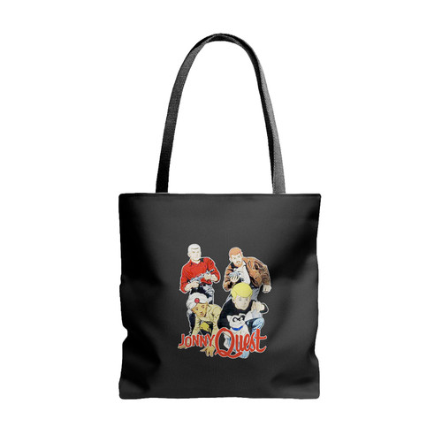 Jonny Quest Retro Cartoon Tote Bags