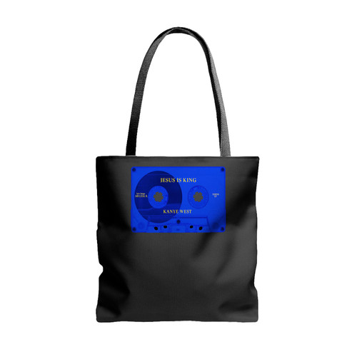 Kanye West Jesus Is King Cassette Tape Tote Bags