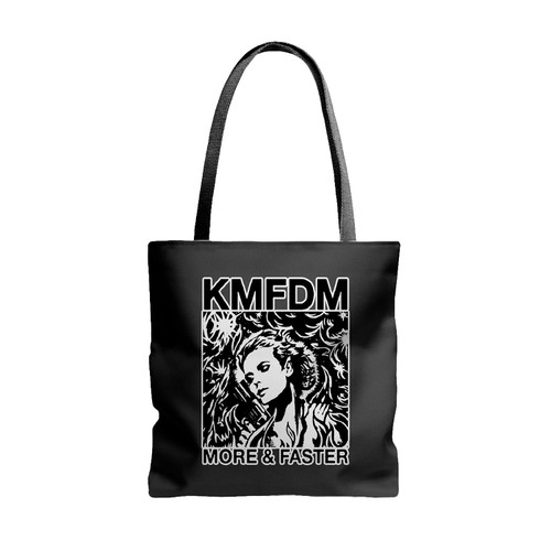 Kmfdm More And Faster Industrial Kraut Mdfmk Excessive Force Tote Bags