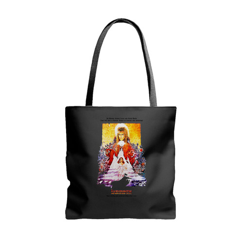 Labyrinth David Bowie 86 Film Retro Cool Hipster Tote Bags