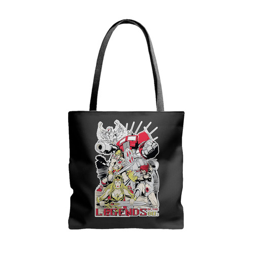 Legends Heroes Of The 80S Tote Bags