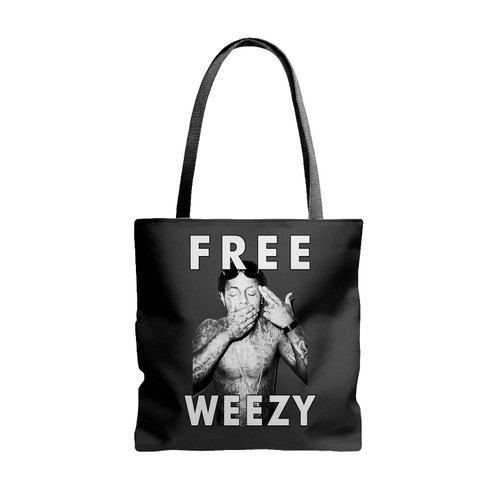 Lil Wayne Free Weezy Shoot Me Cover Tote Bags