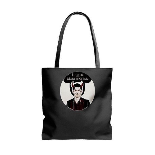 Lucifer Morningstar Fanart Tote Bags