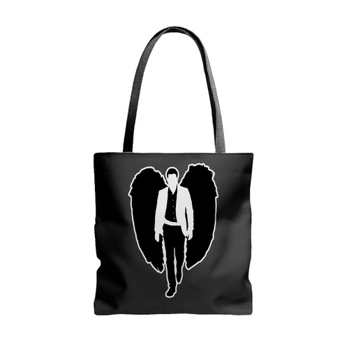Lucifer Morningstar Silhouette Tote Bags