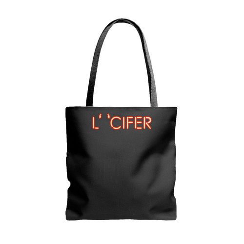 Lucifer Tv Series Tote Bags