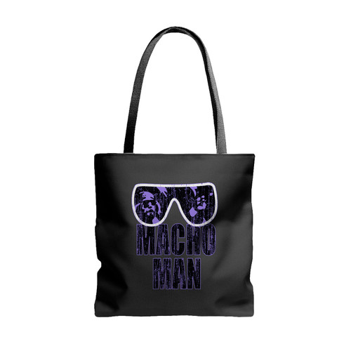 Macho Man Sunglasses Tote Bags