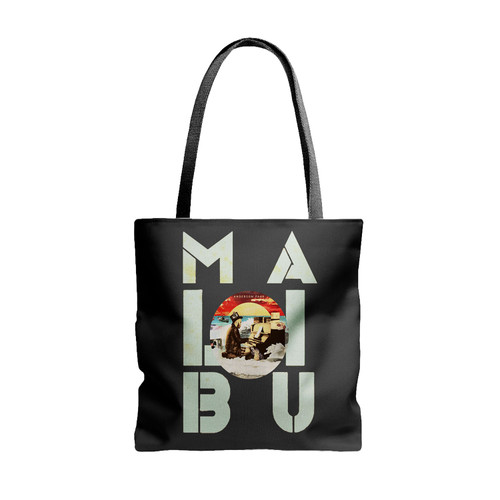 Malibu Album Cover Title Tote Bags Malibu Album Cover Title Tote Bags