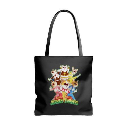 Meower Rangers Tote Bags