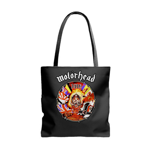 Motorhead 1916 Lemmy Kilmister World Tour Tote Bags