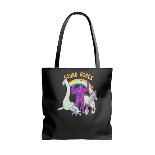 Mythical Squad Goals Tote Bags