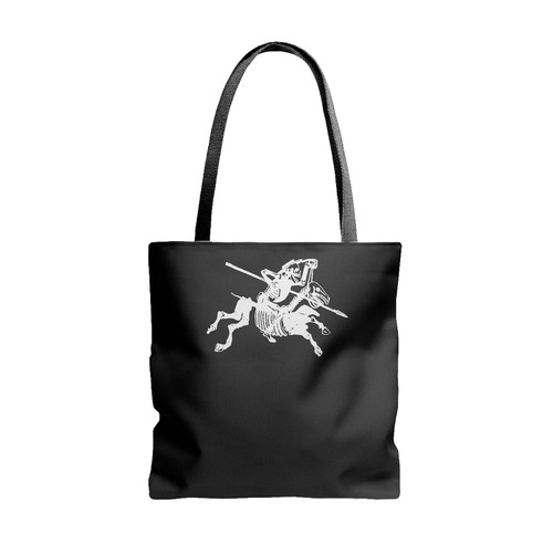 Neil Young El Caballo Loco Logo Tote Bags