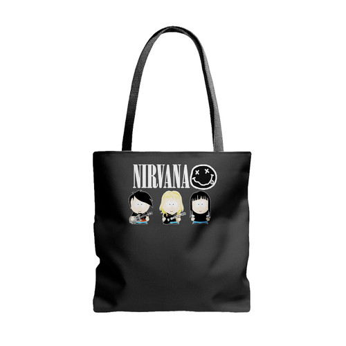 Nirvana Rock Fun Tote Bags