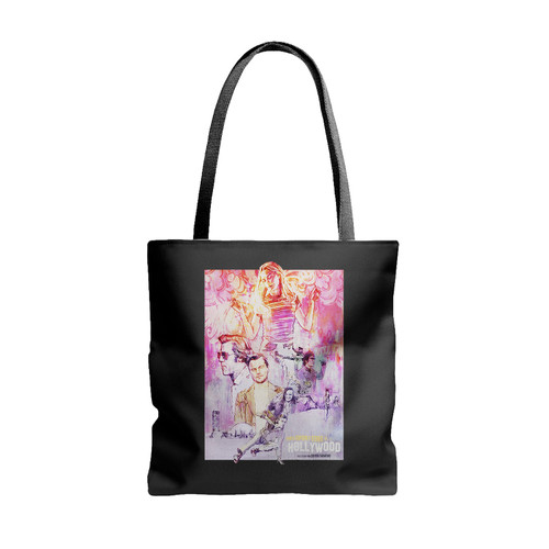 Once Upon A Time In Hollywood Water Color Art Poster Tote Bags Once Upon A Time In Hollywood Water Color Art Poster Tote Bags