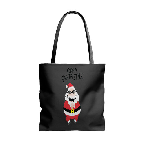 Oppa Santa Style Christmas Tote Bags