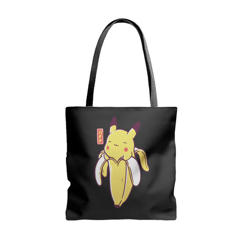 Pikachu And Banana Bananachu Tote Bags