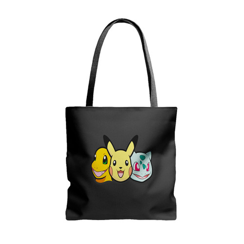 Pikachu Charmander Pokemon Tote Bags