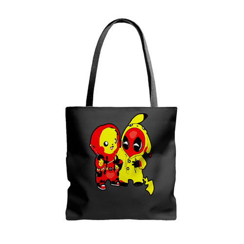 Pikapool Pikachu Funny Tote Bags