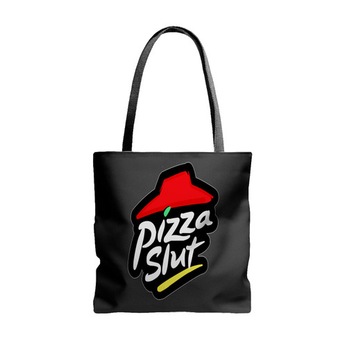 Pizza Slut Pizza Hut Parody Tote Bags