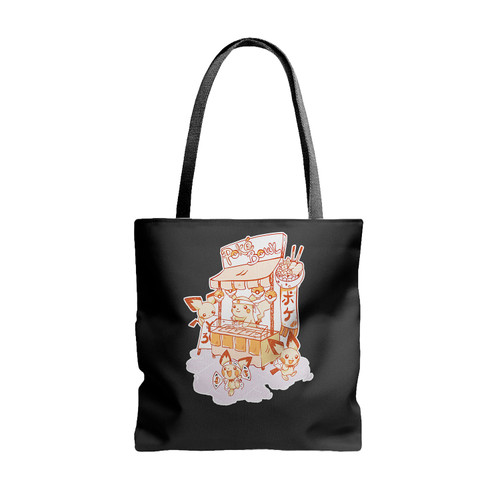 Poke Bowl Tote Bags Poke Bowl Tote Bags