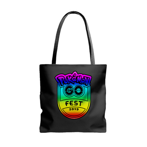 Pokemon Go Fest Chicago Emblem Logo Tote Bags