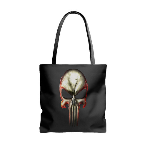 Punisher Skull Tote Bags